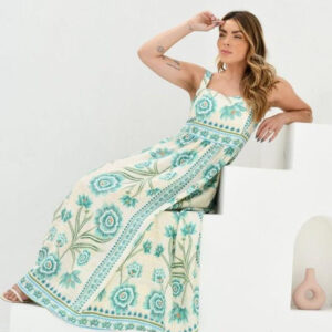 Vestido Longo Estampa Exclusiva