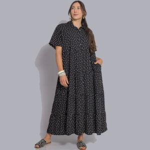 Vestido Camponesa Poá